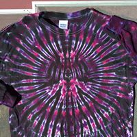 Custom Tie Dye Tee Purple