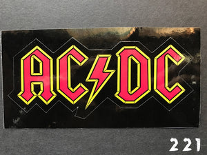 AC/DC Logo Sticker