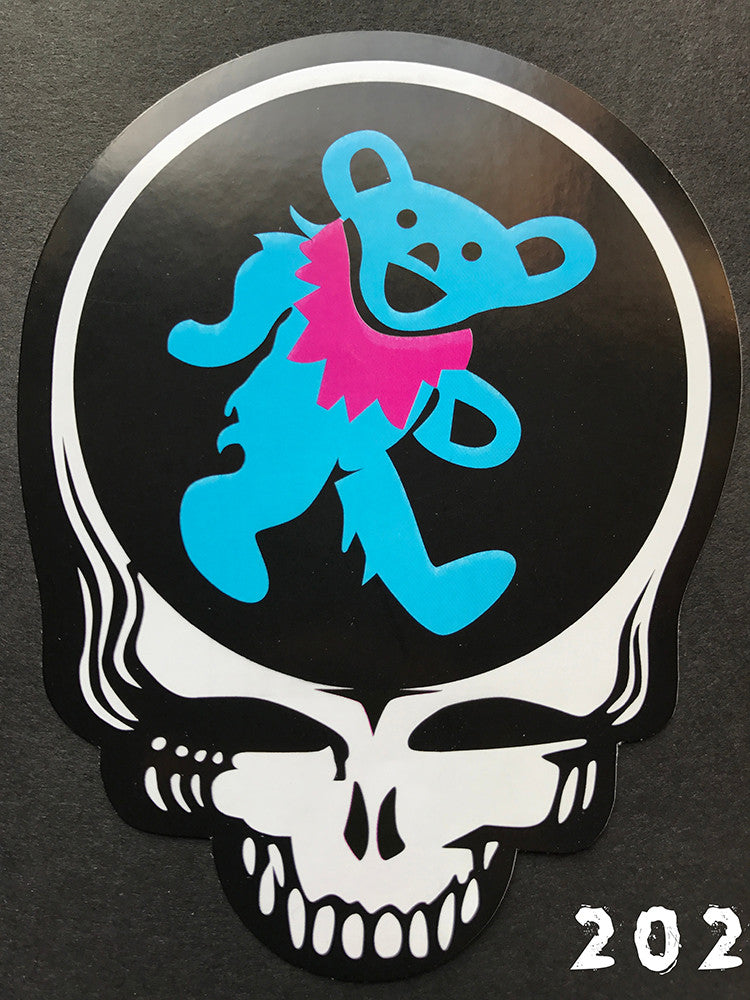 Grateful Dead Steal Your Face Dancing Bear Sticker