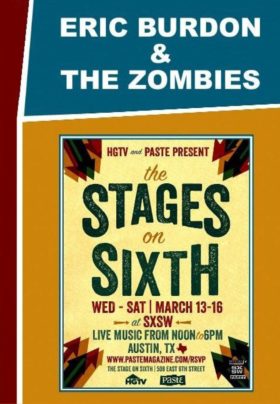 Eric Burton & The Zombies, SXSW 2013, DVD