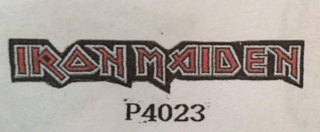 Iron Maiden Name Pin