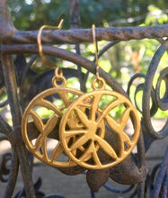 Golden Bamboo Earrings
