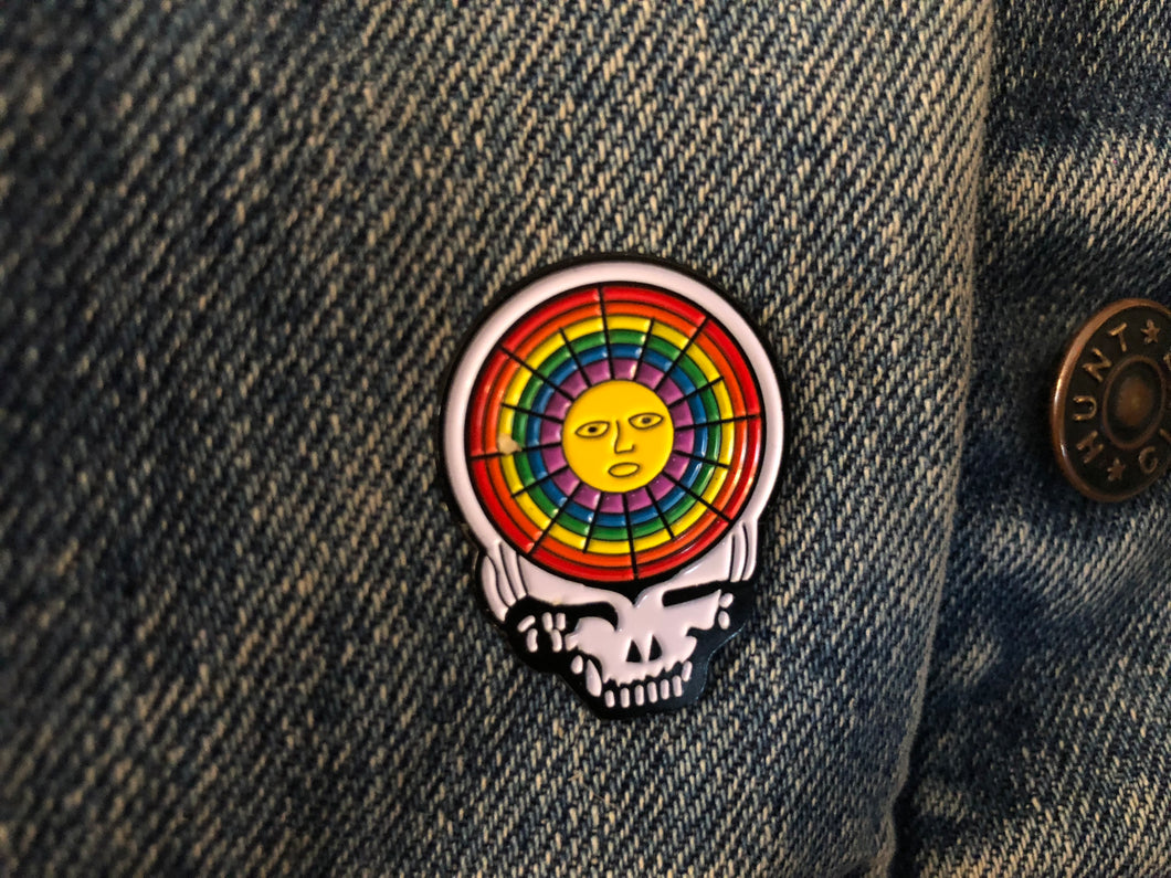 Steal Your Face Sun Pin