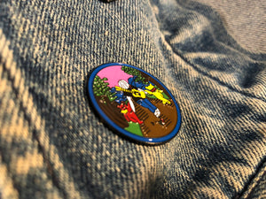 Jerry Garcia and Bears Pin