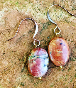 Red Cherry Creek Jasper Earrings