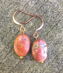 Red Cherry Creek Jasper Earrings
