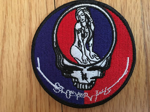 Girl Steal Your Face Patch