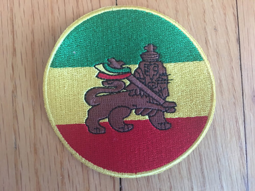 Rasta Lion Patch