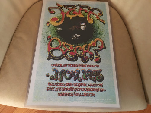Jeff Beck Nov 123 Print