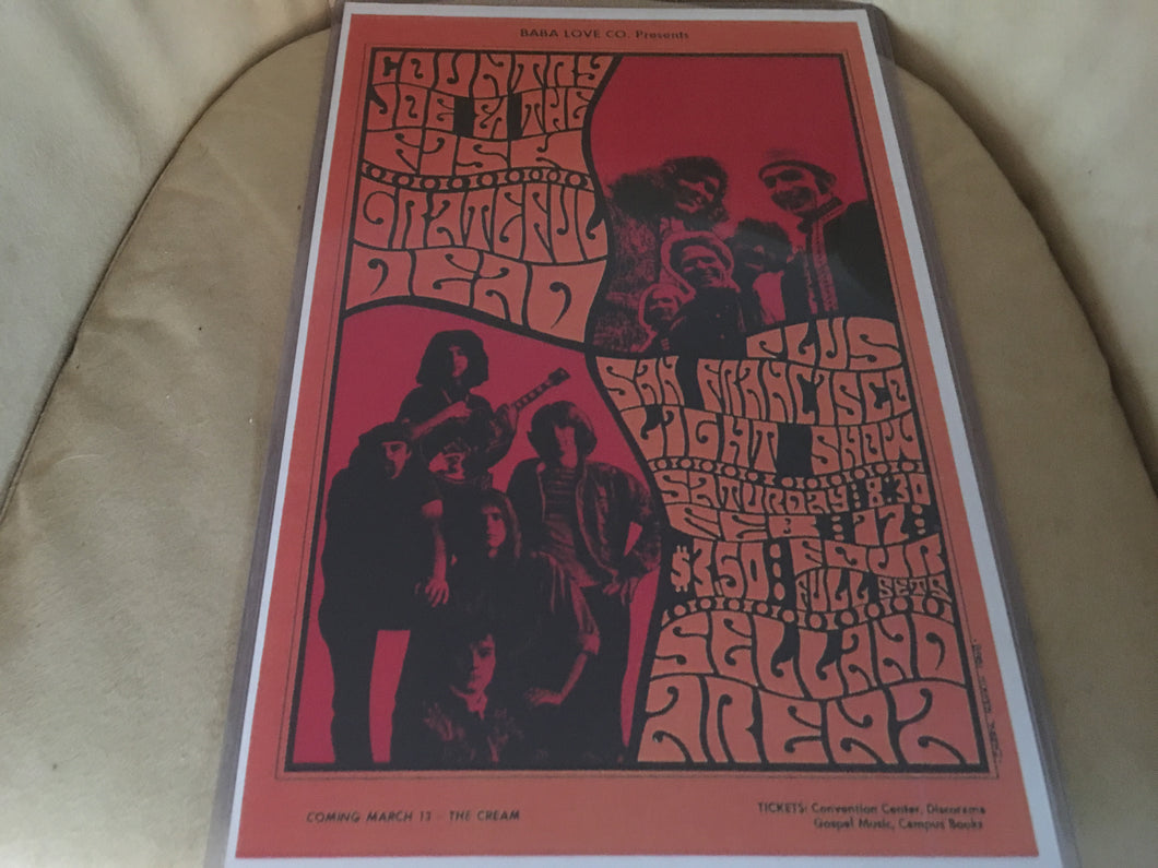 Country Joe and The Fish/ Grateful Dead Print