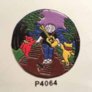 Jerry Garcia and Bears Pin