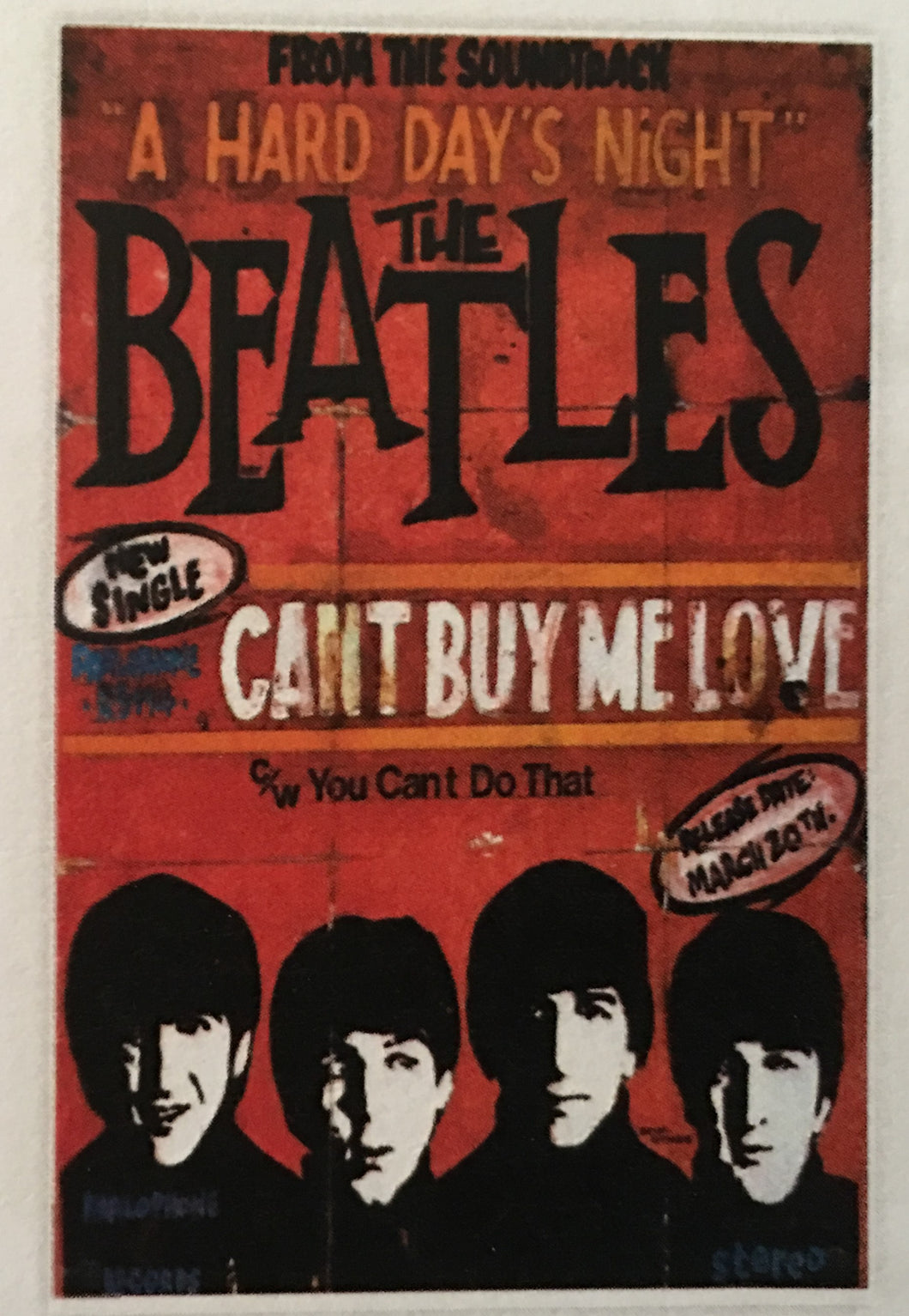 The Beatles Can't Buy Me Love Print