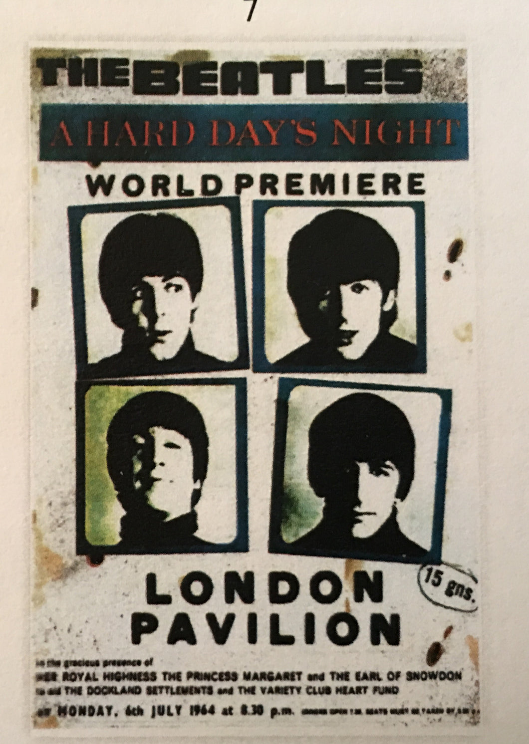 The Beatles A Hard Days' Night Print