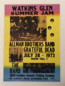 Watkins Glen Summer Jam Postcard