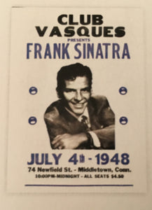 Frank Sinatra 1948 Postcard