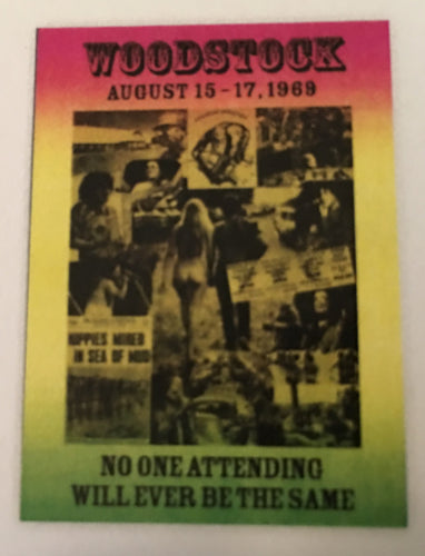 Woodstock Collage Postcard