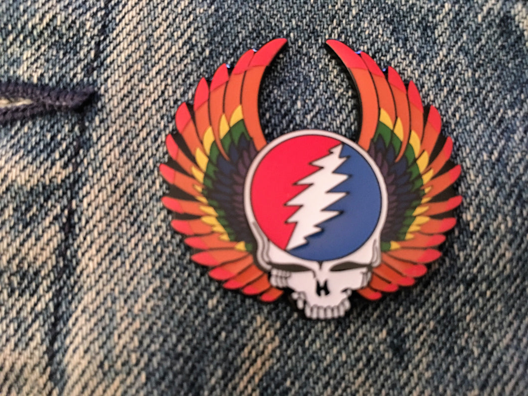 Steal Your Face Wings Pin