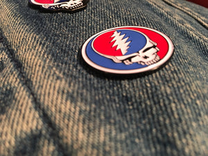 Steal Your Face Circle Pin