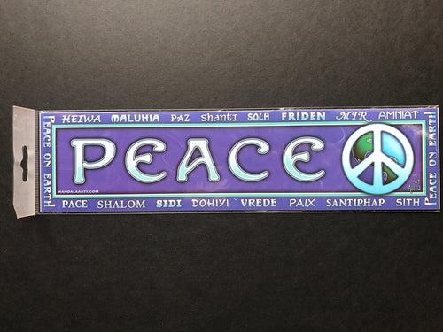 Large World Peace Sticker