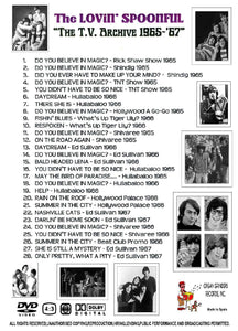 The Lovin’ Spoonful - The TV Archive 1965-'67 DVD