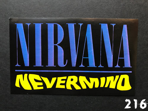 Nirvana Nevermind Sticker