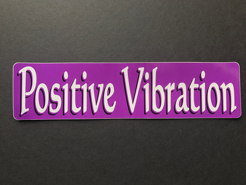 Rasta Positive Vibration Sticker