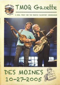 Paul McCartney TMOQ Des Moines 10/27/2005 2 CD Set