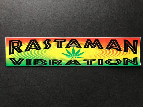 Rastaman Vibration Sticker