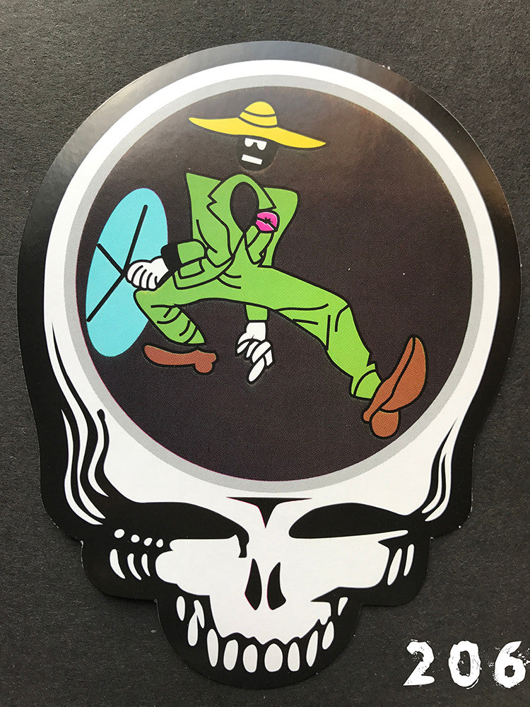 Grateful Dead Steal Your Face Shakedown Sticker – ImagineMystic.com
