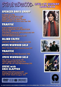 Steve Winwood - Live + TV History: 1966-2010 with Eric Clapton DVD