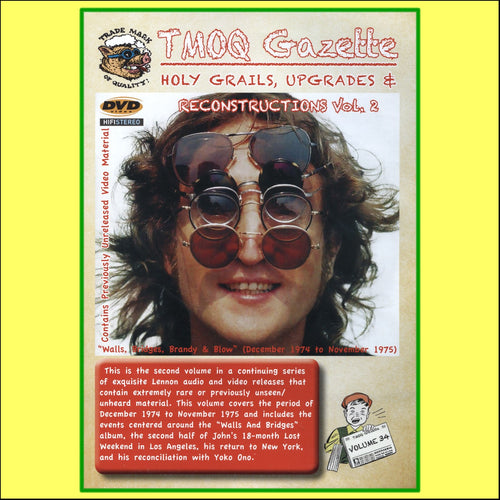 John Lennon TMOQ Holy Grails, Upgrades, and Reconstructions Vol 2 2 Disk DVD