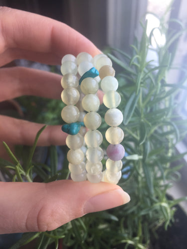 Jade and Turquoise Gemstone Bracelet