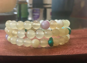 Jade and Turquoise Gemstone Bracelet