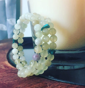 Jade and Turquoise Gemstone Bracelet
